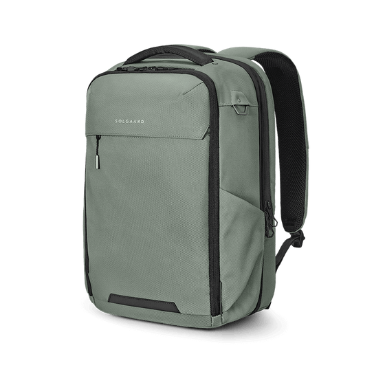 Venture backpack in green — durable and spacious travel bag